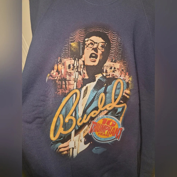 Vintage buddy Holly commerative sweater given out in England never worn - Picture 3 of 6